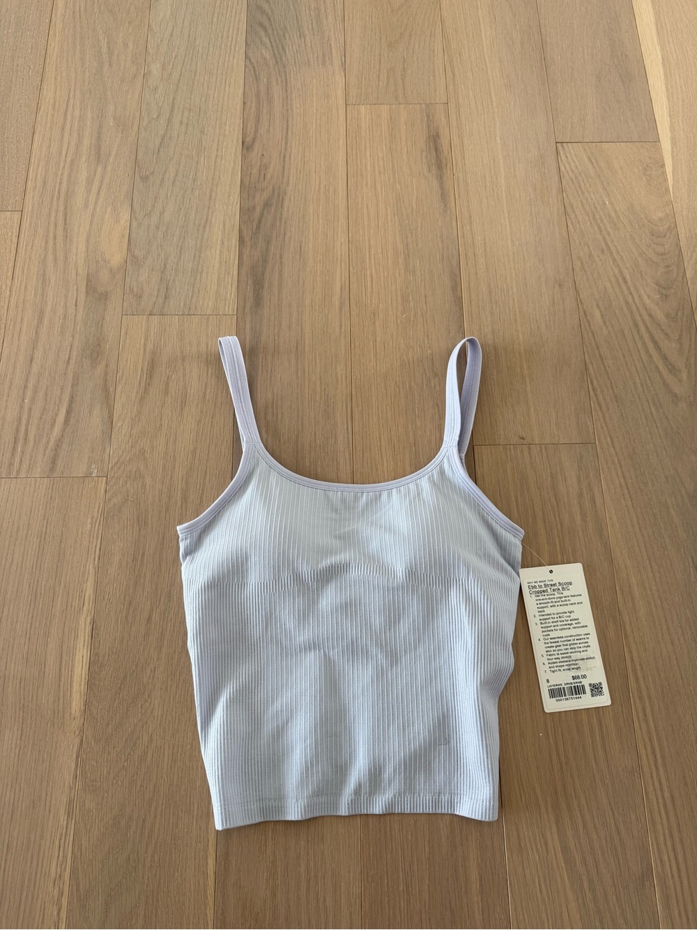 BRAND NEW TAGS ON Lululemon Ebb to Street Cropped Tank